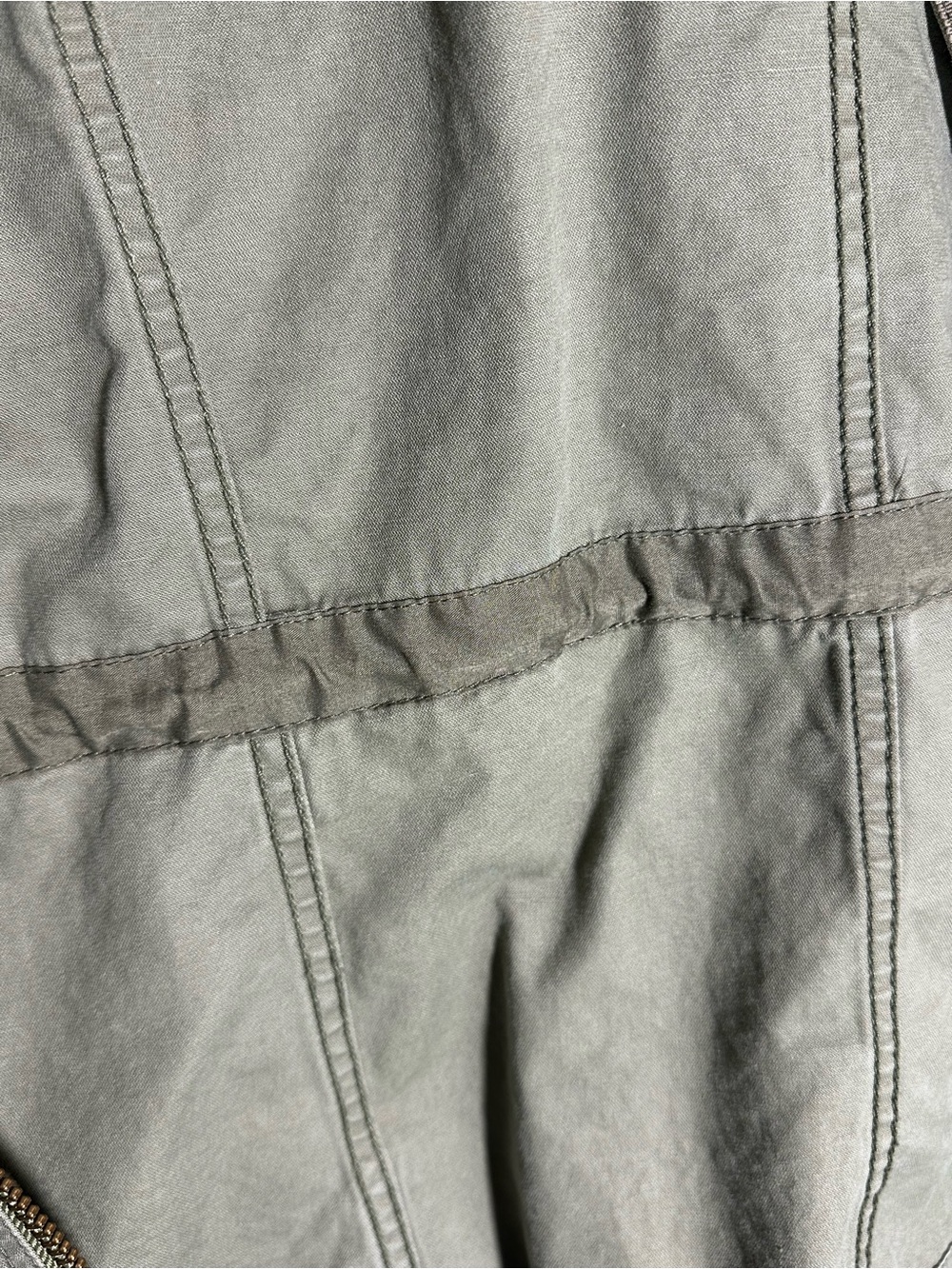 Madewell 100% Cotton Olive Utility Jacket Medium - Picture 10 of 11